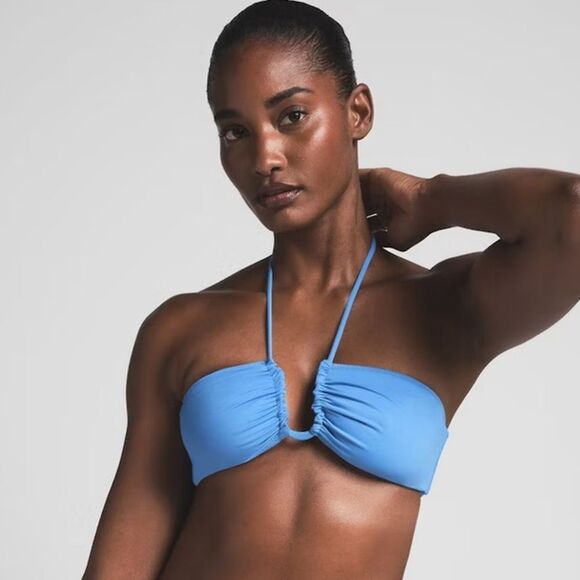 SKIMS NWT signature swim U wire halter top S - Picture 2 of 9